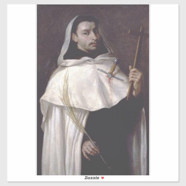 Saint Martyr Angelus of Jerusalem Sticker (Sheet)