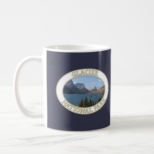 Saint Mary Lake at Glacier National Park in MT Coffee Mug