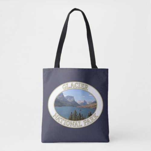 Saint Mary Lake at Glacier National Park in MT Tote Bag