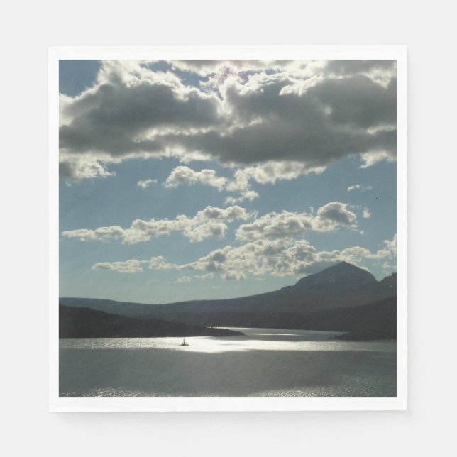 Saint Mary Lake I at Glacier National Park Napkins (Front)
