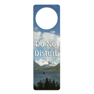 Saint Mary Lake II at Glacier National Park Door Hanger
