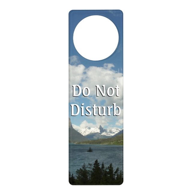 Saint Mary Lake II at Glacier National Park Door Hanger (Front)