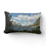 Saint Mary Lake II at Glacier National Park Lumbar Pillow