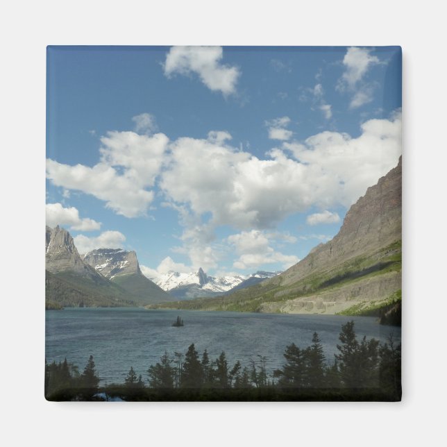 Saint Mary Lake II at Glacier National Park Magnet (Front)