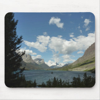 Saint Mary Lake II at Glacier National Park Mouse Pad
