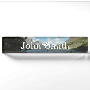 Saint Mary Lake II Desk Name Plate