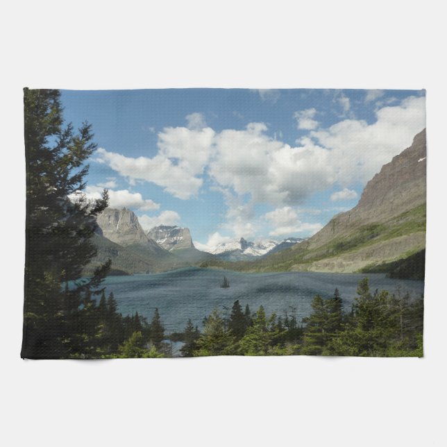 Saint Mary Lake II Kitchen Towel (Horizontal)