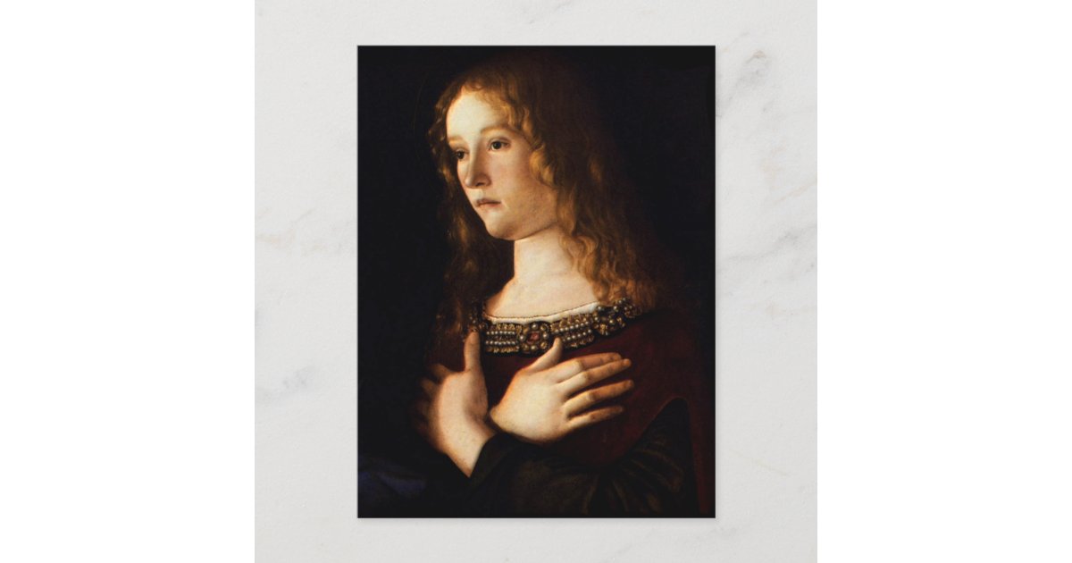 Saint Mary Magdalene - Bellini Postcard | Zazzle