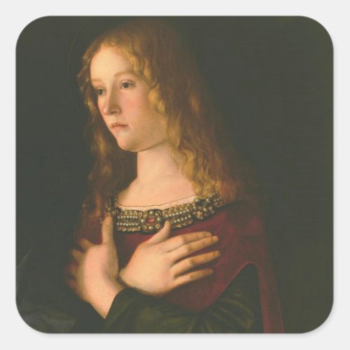 Saint Mary Magdalene _ Bellini Square Sticker