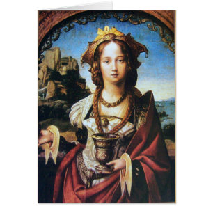 SAINT MARY MAGDALENE ,Brown Parchment Cards