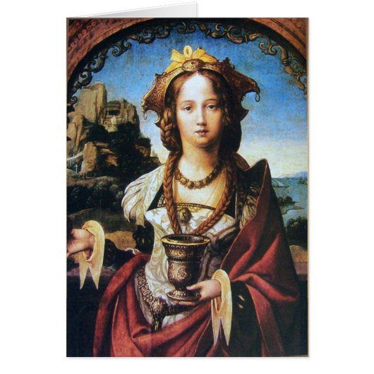 SAINT MARY MAGDALENE ,Brown Parchment Cards (Front)