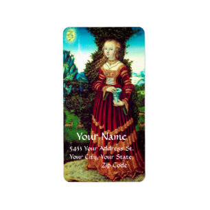 SAINT MARY MAGDALENE ,Brown Parchment Label