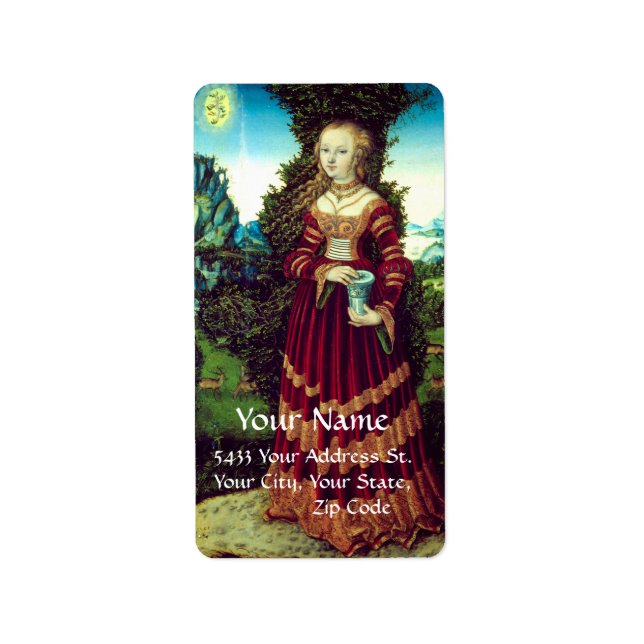 SAINT MARY MAGDALENE ,Brown Parchment Label (Front)