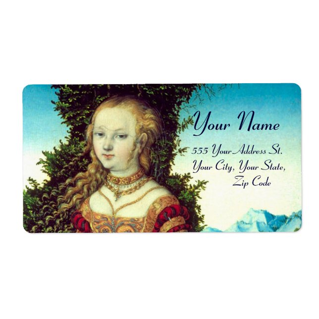 SAINT MARY MAGDALENE ,Brown Parchment Label (Front)