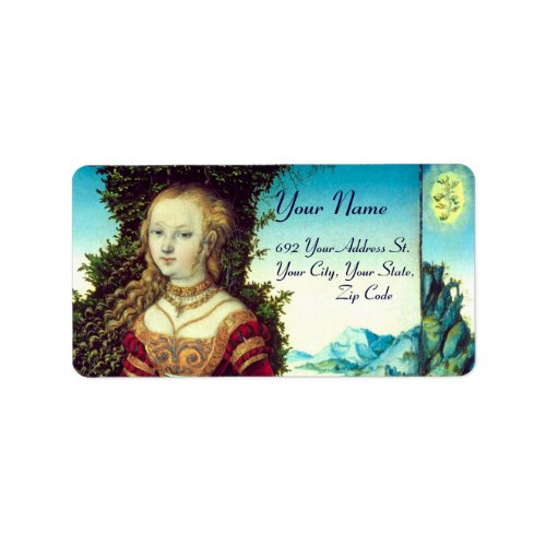 SAINT MARY MAGDALENE Brown Parchment Label