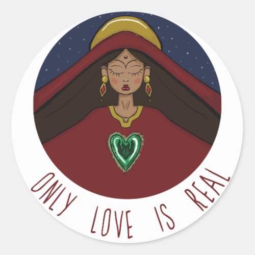 Saint Mary Magdalene Classic Round Sticker