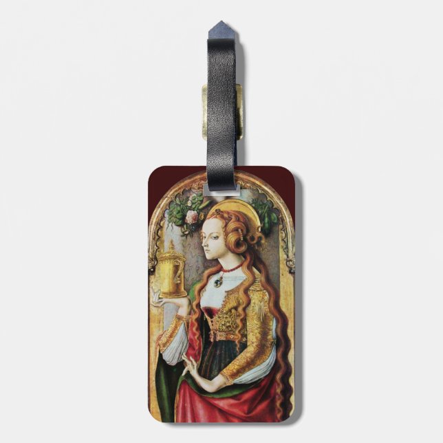 SAINT MARY MAGDALENE LUGGAGE TAG (Back Vertical)