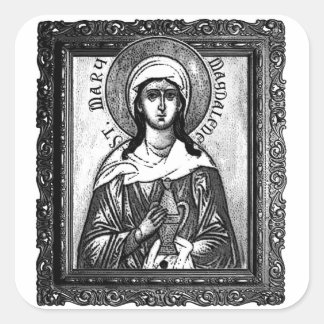 Saint Mary Magdalene - matte stickers 3" (6)