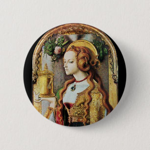 SAINT MARY MAGDALENE PINBACK BUTTON