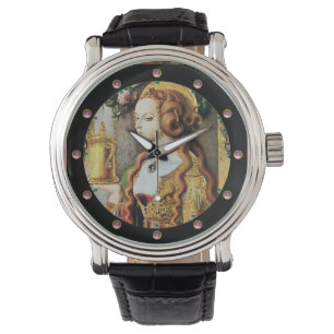 SAINT MARY MAGDALENE Pink Gemstones Watch