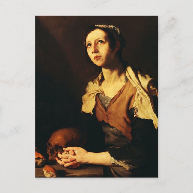 Saint Mary of Egypt by Jusepe de Ribera Postcard (Front)