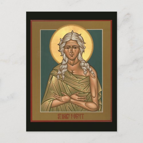 Saint Mary of Egypt Prayer Card