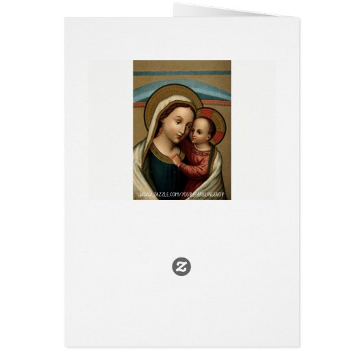 Saint Mary The Blessed Virgin and Christ Child (Back)