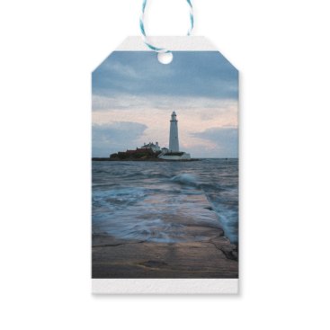Saint Mary's Lighthouse at Whitley Bay Gift Tags Saint Mary's Lighthouse at Whitley Bay Gift Tags