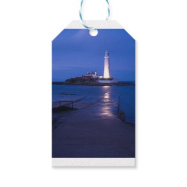 Saint Mary's Lighthouse at Whitley Bay Gift Tags Saint Mary's Lighthouse at Whitley Bay Gift Tags