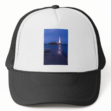Saint Mary's Lighthouse at Whitley Bay Trucker Hat Saint Mary's Lighthouse at Whitley Bay Trucker Hat