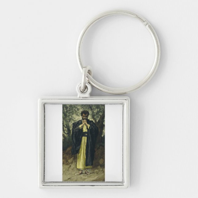 Saint Matthew by James Tissot Keychain (Front)