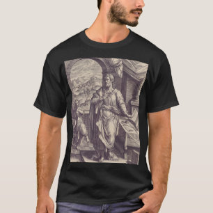 Saint Matthew Engraving Divine Inspiration T-Shirt