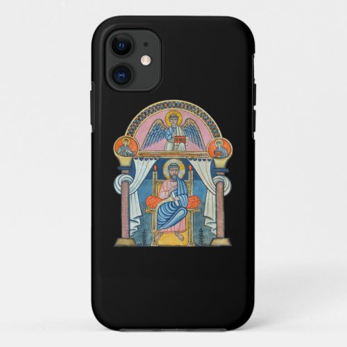 Saint Matthew Medieval Manuscript Art iPhone 11 Case