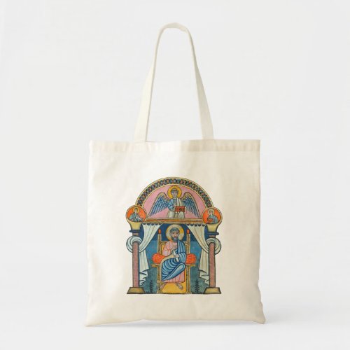 Saint Matthew Medieval Manuscript Art Tote Bag