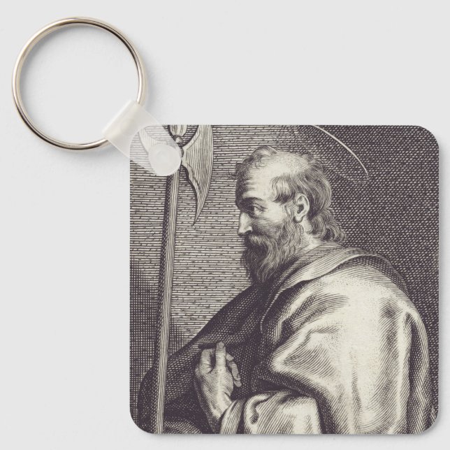 Saint Matthew the Apostle Keychain (Front)