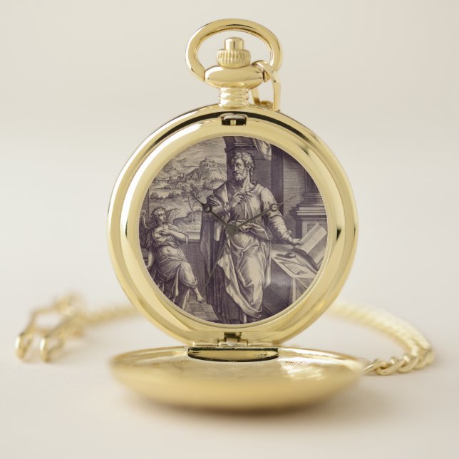 Saint Matthew the Apostle Pocket Watch (Inside)