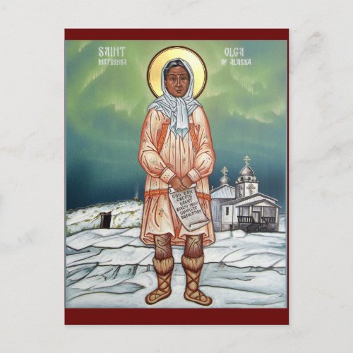 Saint Matushka Olga of Alaska Prayer Card