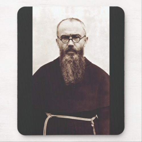 Saint Maximilian Kolbe Polish Catholic priest Mouse Pad