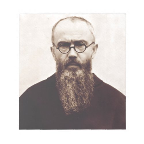 Saint Maximilian Kolbe Polish Catholic priest Notepad