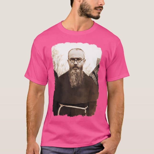 Saint Maximilian Kolbe T-Shirt (Front)