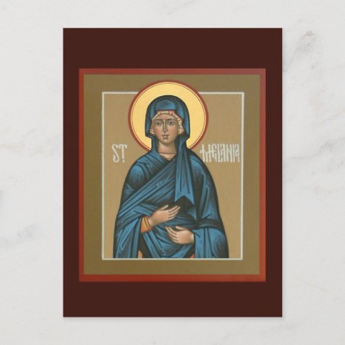 Saint Melania Prayer Card