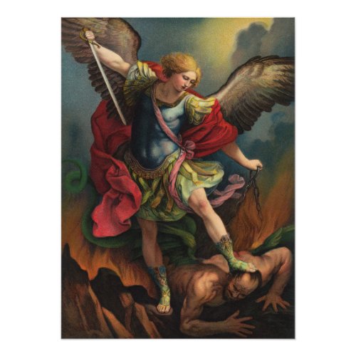 Saint Micahel the Archangel Photo Print