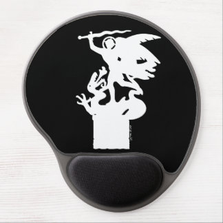 Saint Michael and Dragon (in White) Gel Mouse Pad