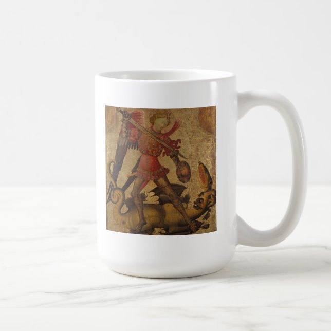Saint Michael and the Dragon Coffee Mug (Right)