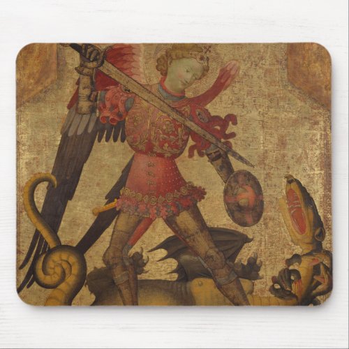 Saint Michael and the Dragon Mouse Pad