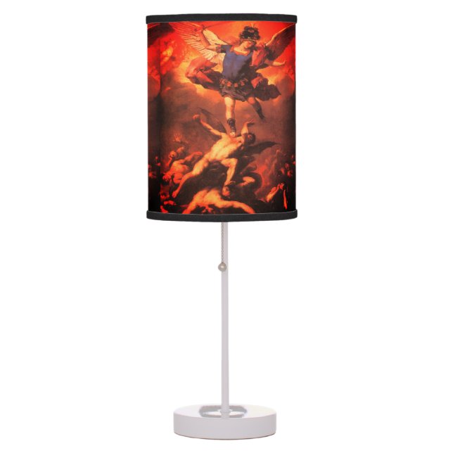 Saint Michael Angel Table Lamp (Front)