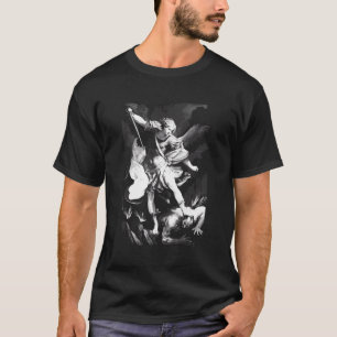 Saint Michael Archangel Angel Catholic Patron T-Shirt