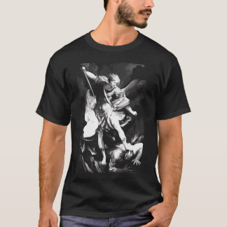 Saint Michael Archangel Angel Catholic Patron T-Shirt