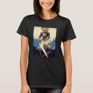 Saint Michael Archangel  Catholic Christian Women  T-Shirt