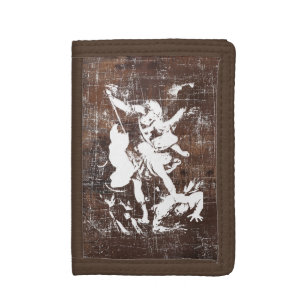 Saint Michael Archangel Trifold Wallet